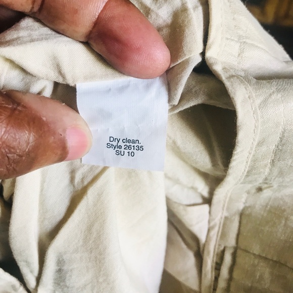 J Crew Cream Color Linen Mini Skirt Size 0 - Picture 3 of 6